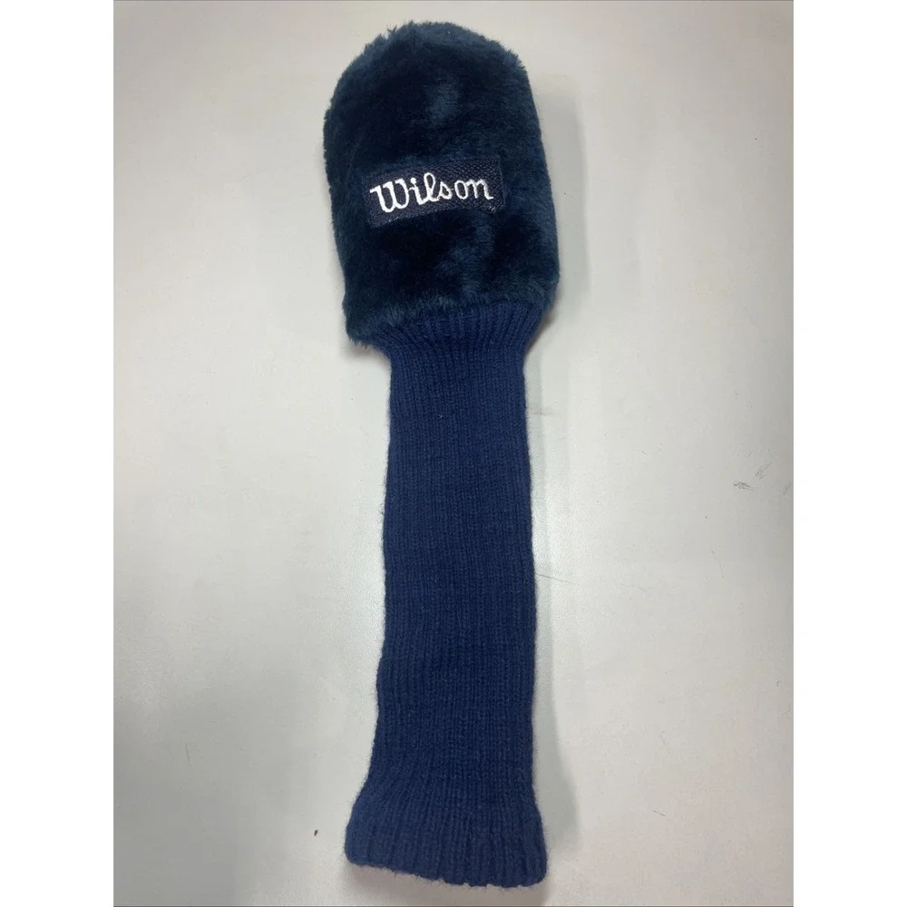 Vintage Wilson Staff Generic Universal #X Driver Plush Golf Cover Blue